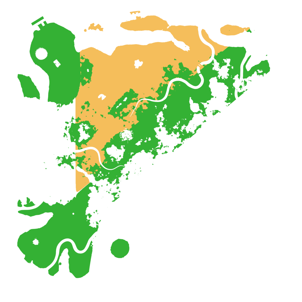 Biome Rust Map: Procedural Map, Size: 4500, Seed: 811075672
