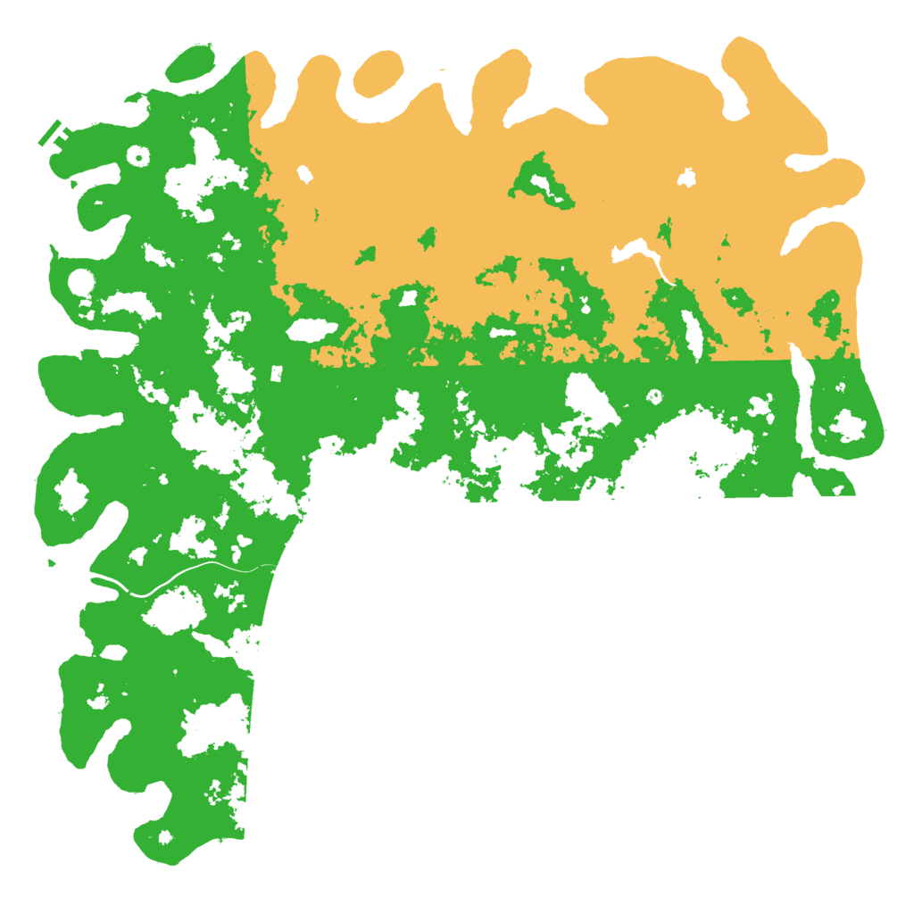 Biome Rust Map: Procedural Map, Size: 6000, Seed: 699399797