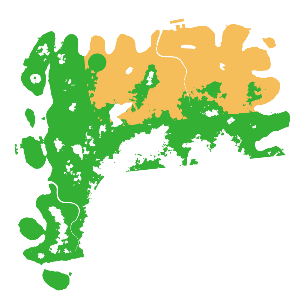 Biome Rust Map: Procedural Map, Size: 4500, Seed: 1182610755