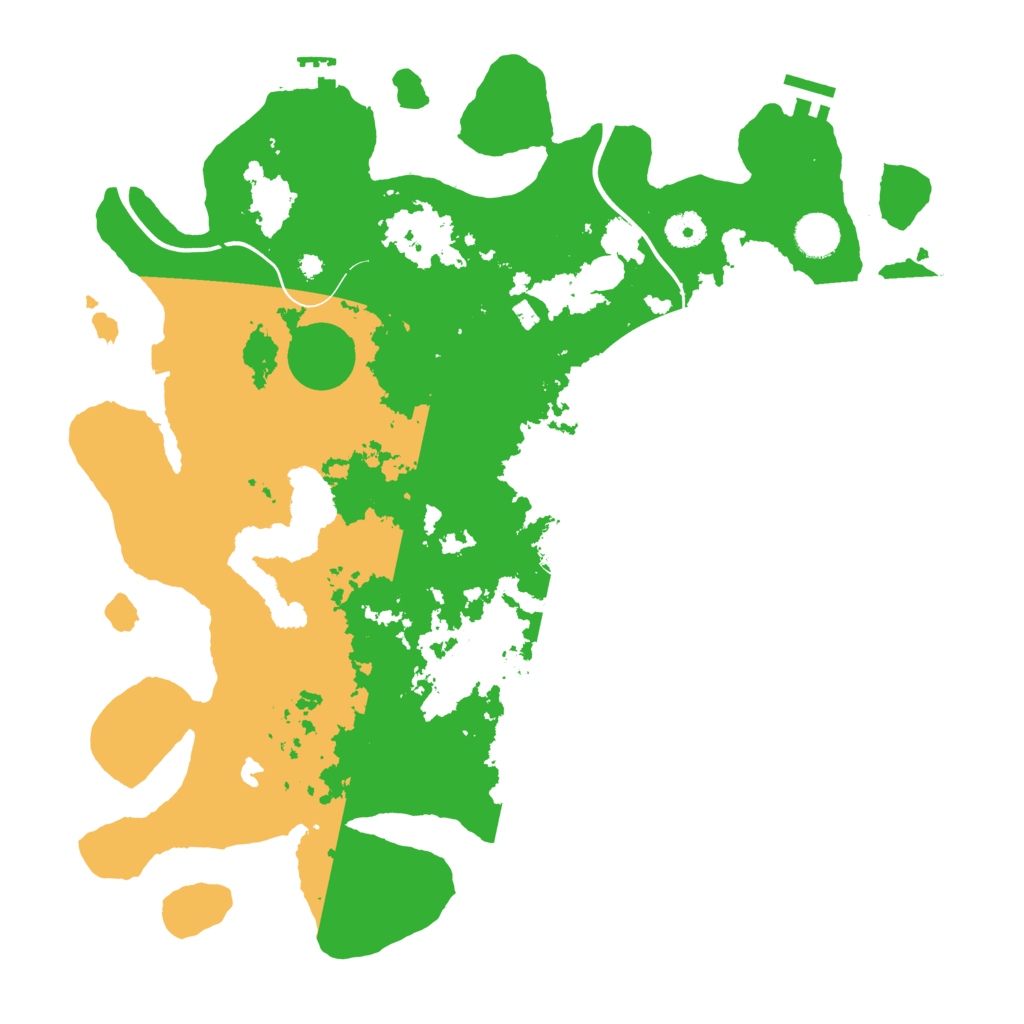 Biome Rust Map: Procedural Map, Size: 4000, Seed: 1196533164