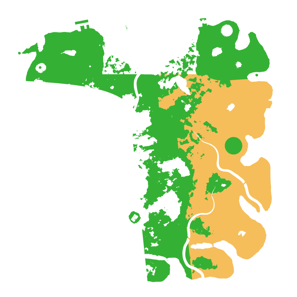 Biome Rust Map: Procedural Map, Size: 4500, Seed: 381677637