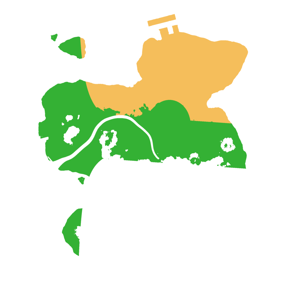 Biome Rust Map: Procedural Map, Size: 2100, Seed: 69420505