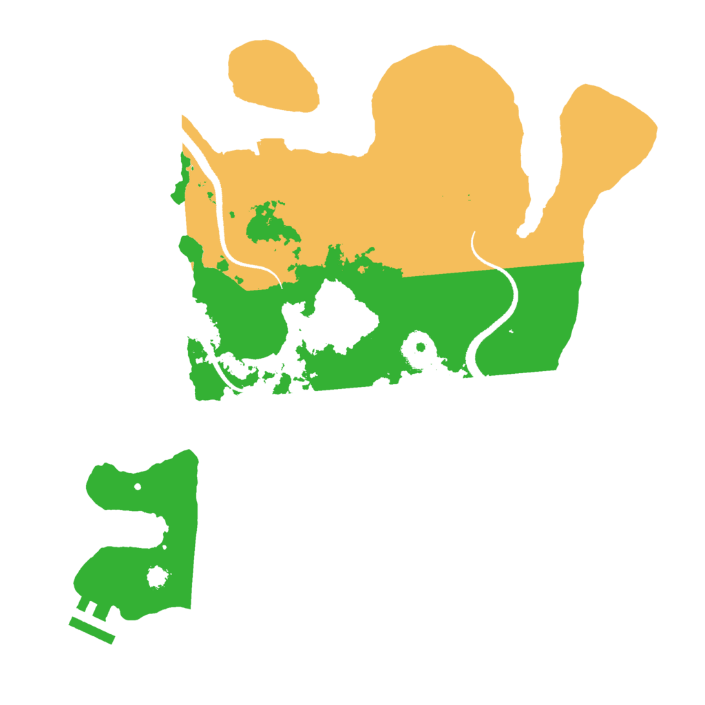 Biome Rust Map: Procedural Map, Size: 3000, Seed: 1226876237