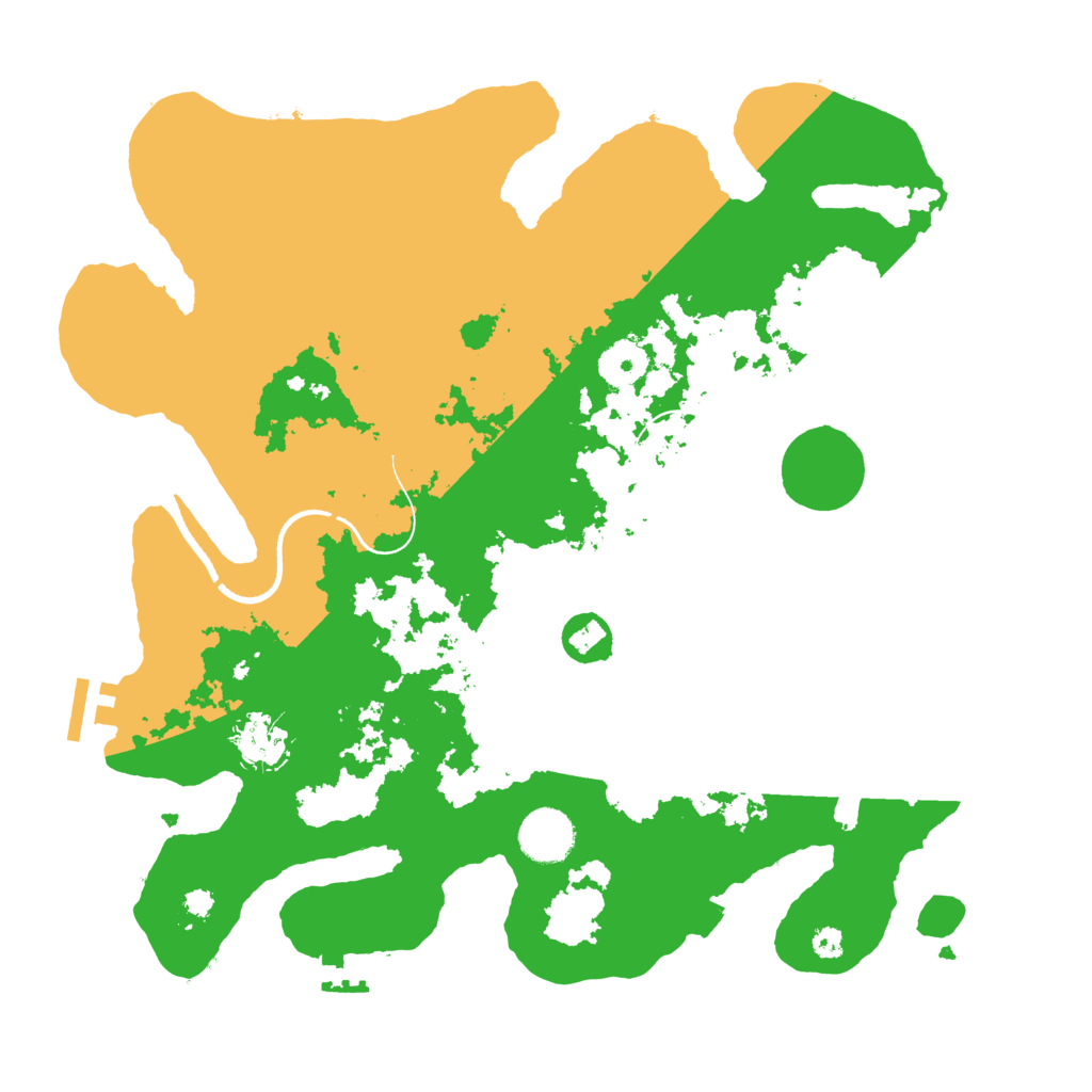 Biome Rust Map: Procedural Map, Size: 3500, Seed: 784580304