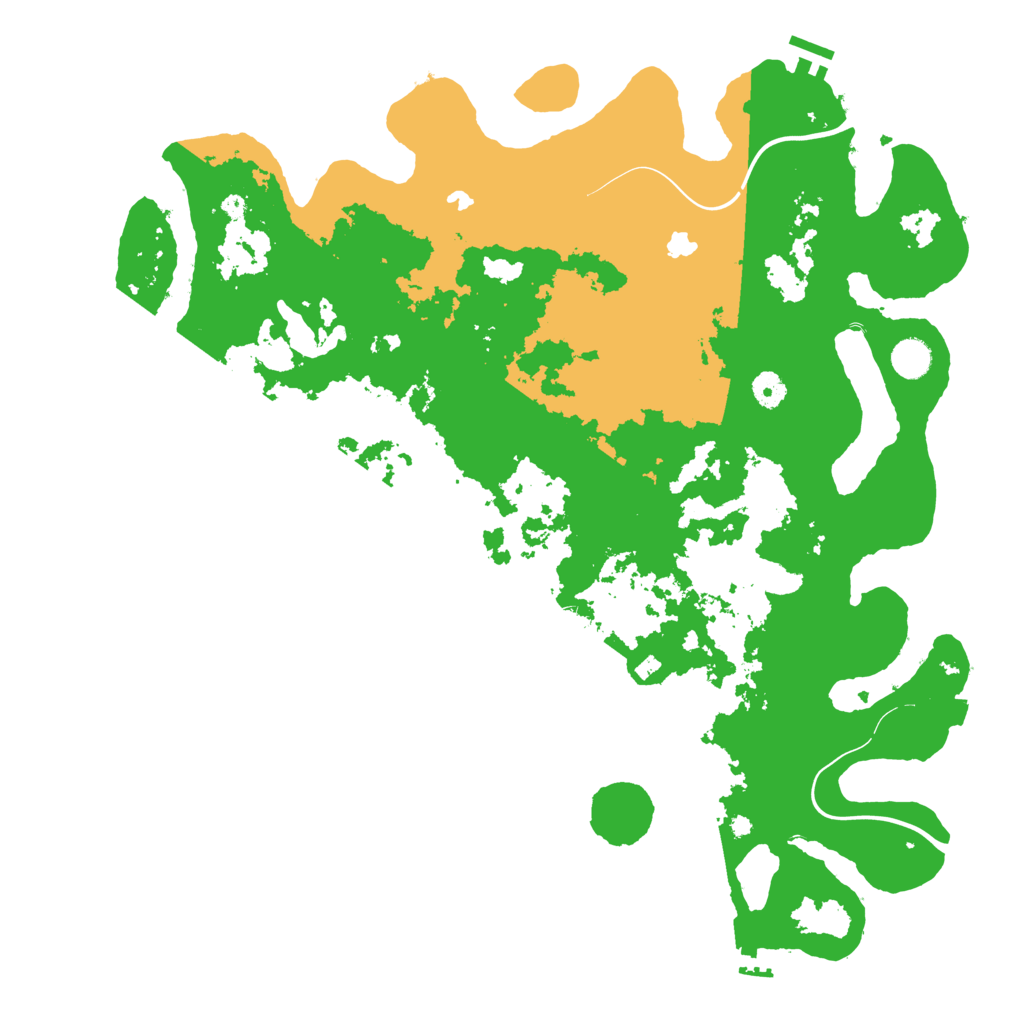 Biome Rust Map: Procedural Map, Size: 4500, Seed: 2132133