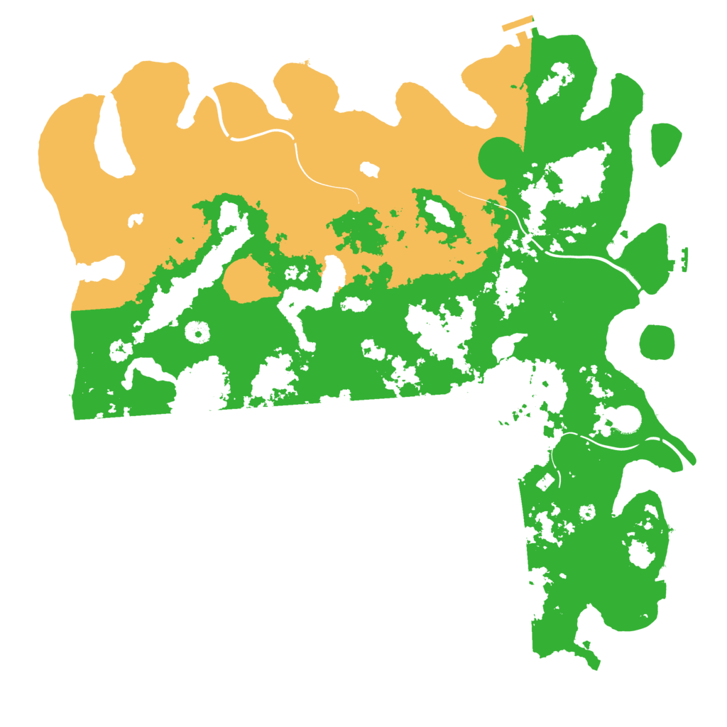 Biome Rust Map: Procedural Map, Size: 4500, Seed: 795431563