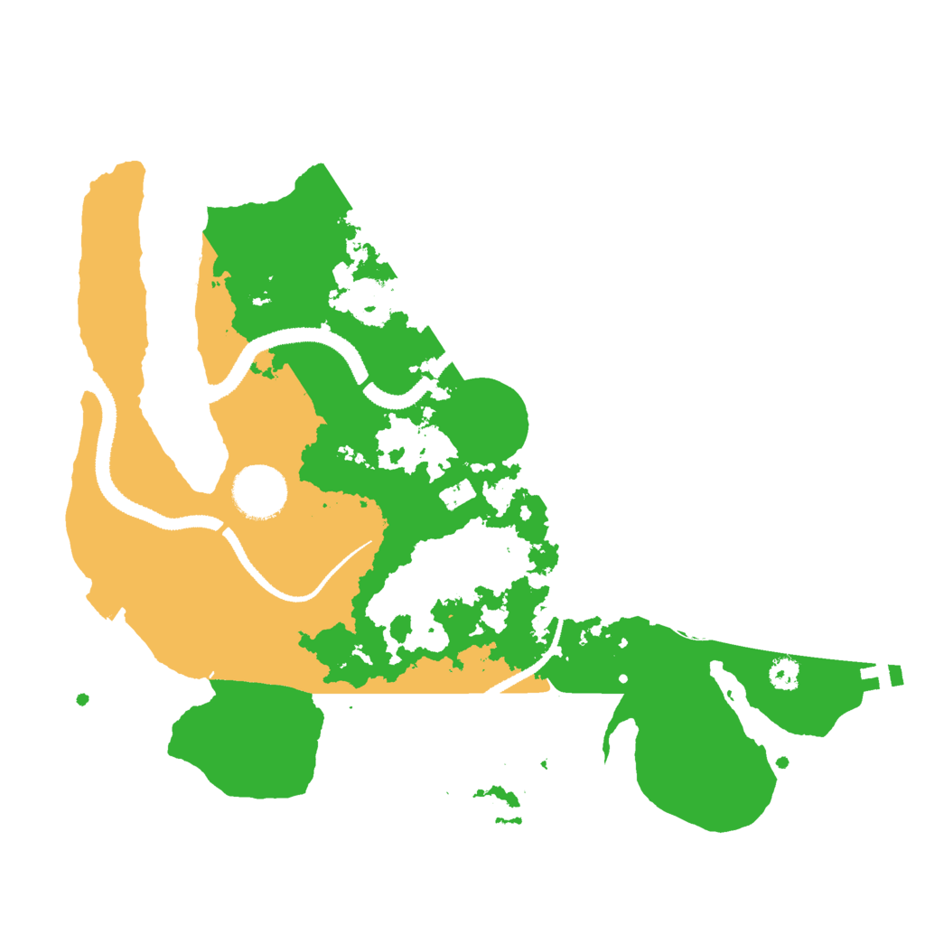 Biome Rust Map: Procedural Map, Size: 3000, Seed: 1545599649