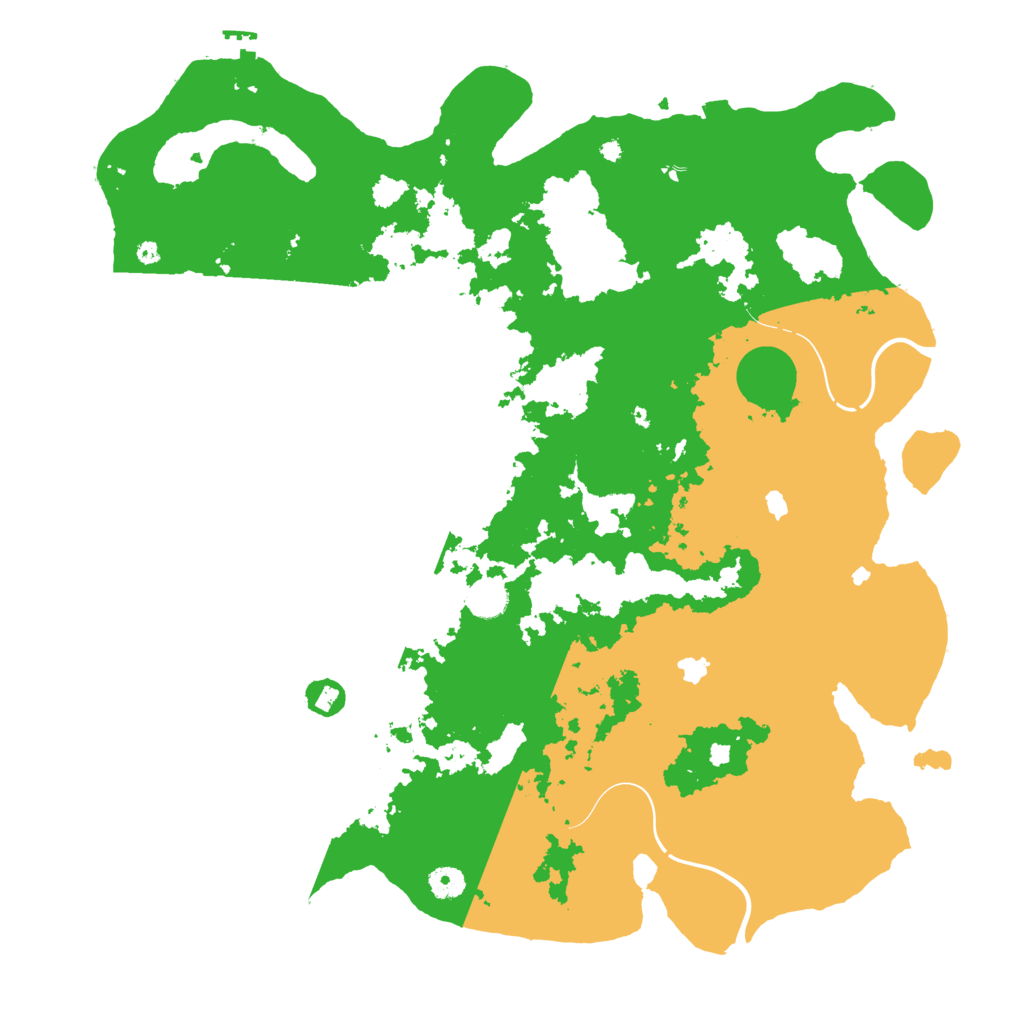 Biome Rust Map: Procedural Map, Size: 4500, Seed: 292617858