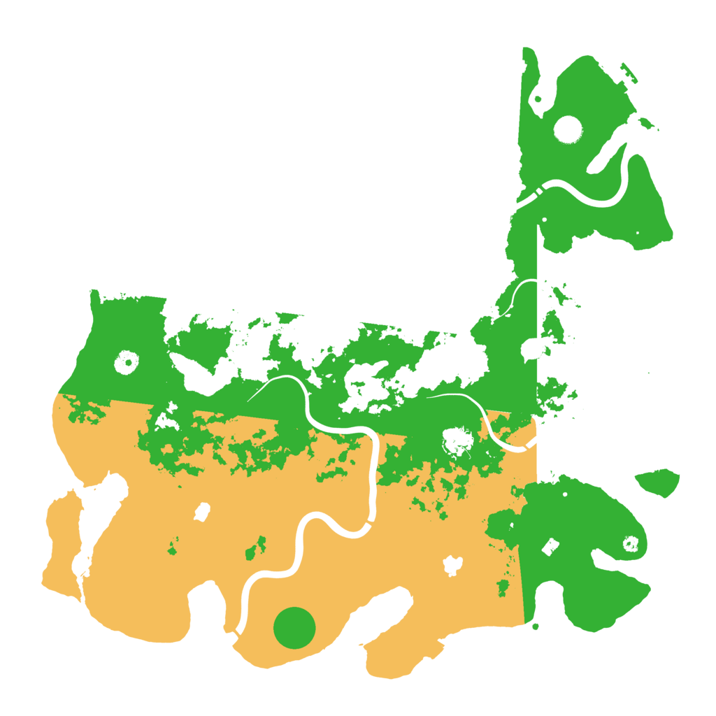 Biome Rust Map: Procedural Map, Size: 4500, Seed: 941391723