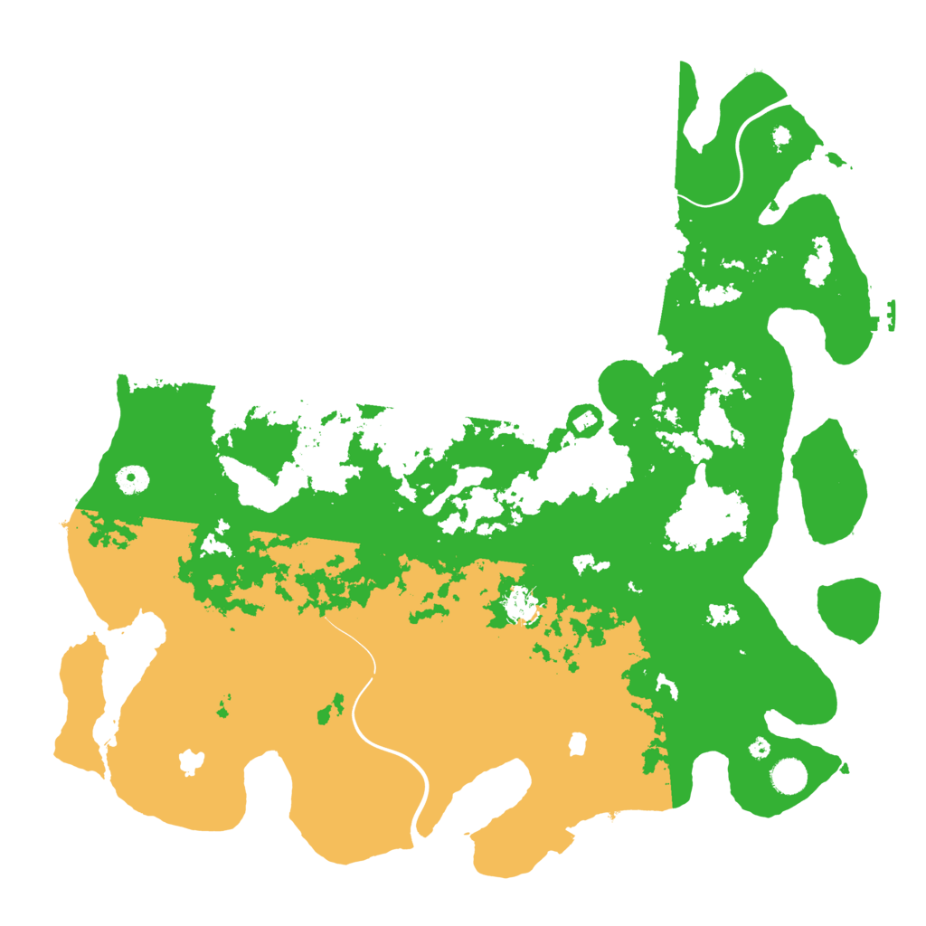 Biome Rust Map: Procedural Map, Size: 4500, Seed: 941391723