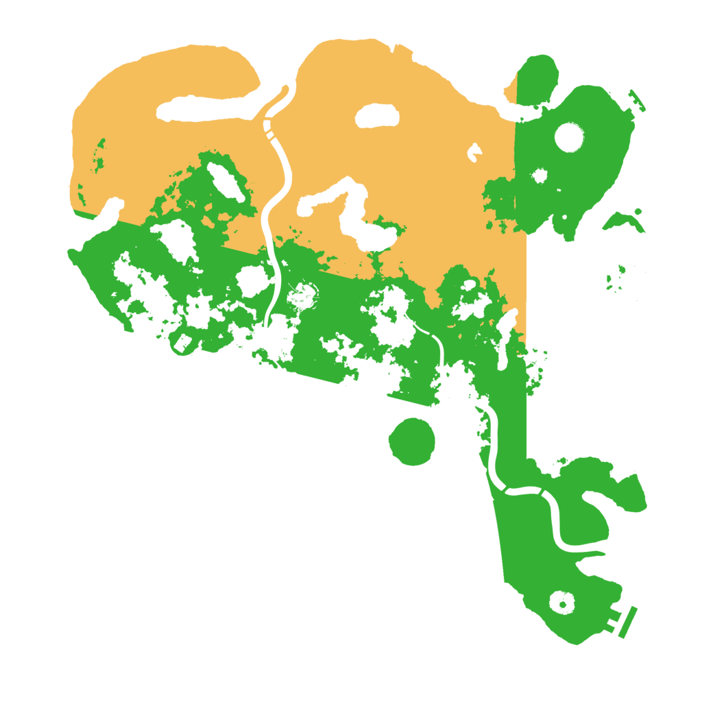 Biome Rust Map: Procedural Map, Size: 4250, Seed: 696190156