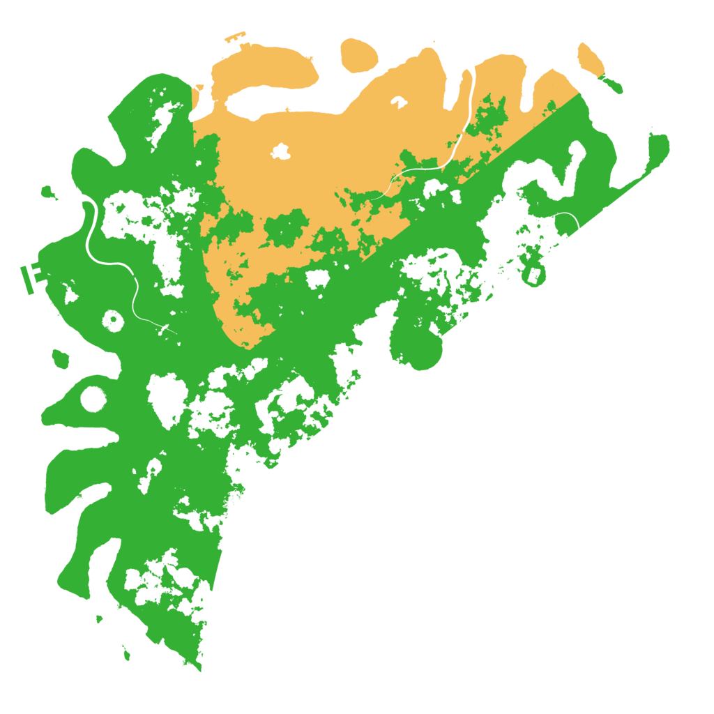 Biome Rust Map: Procedural Map, Size: 5000, Seed: 12368