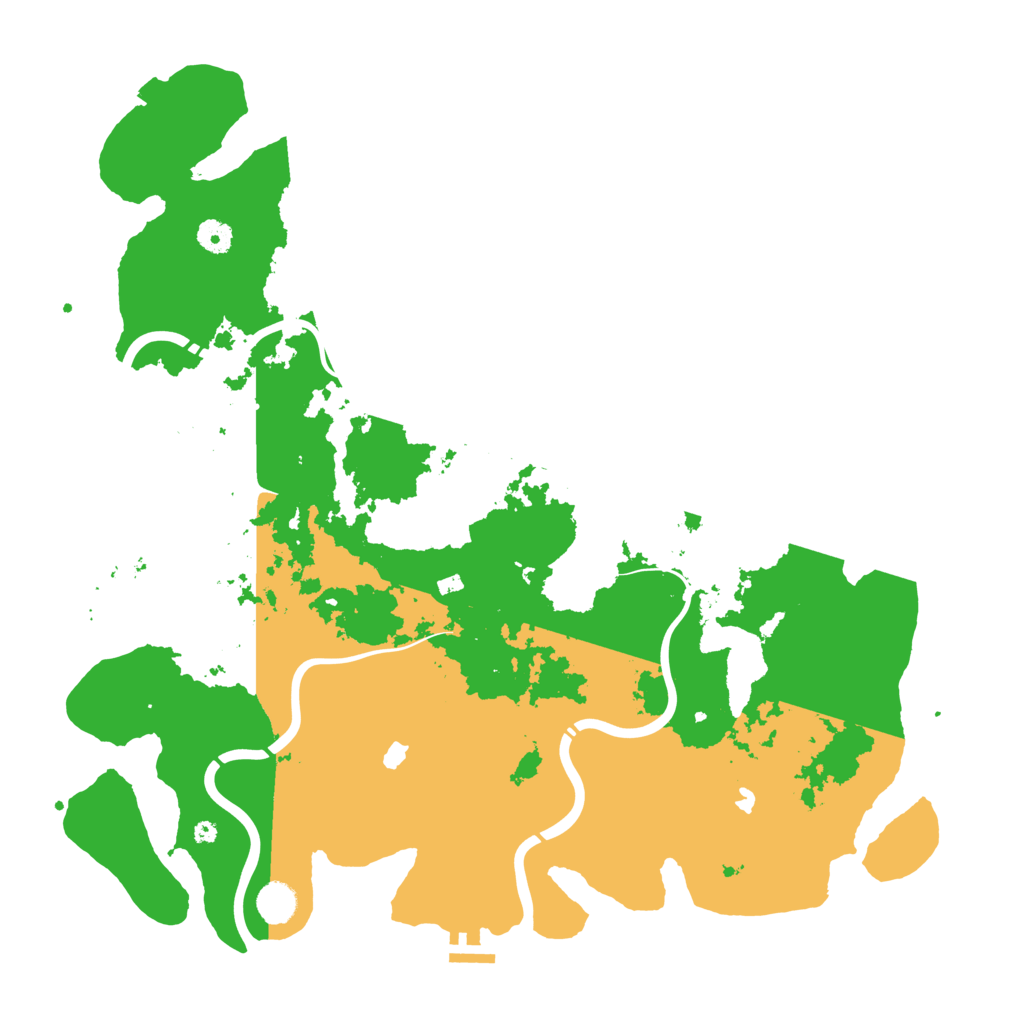 Biome Rust Map: Procedural Map, Size: 4500, Seed: 28121980
