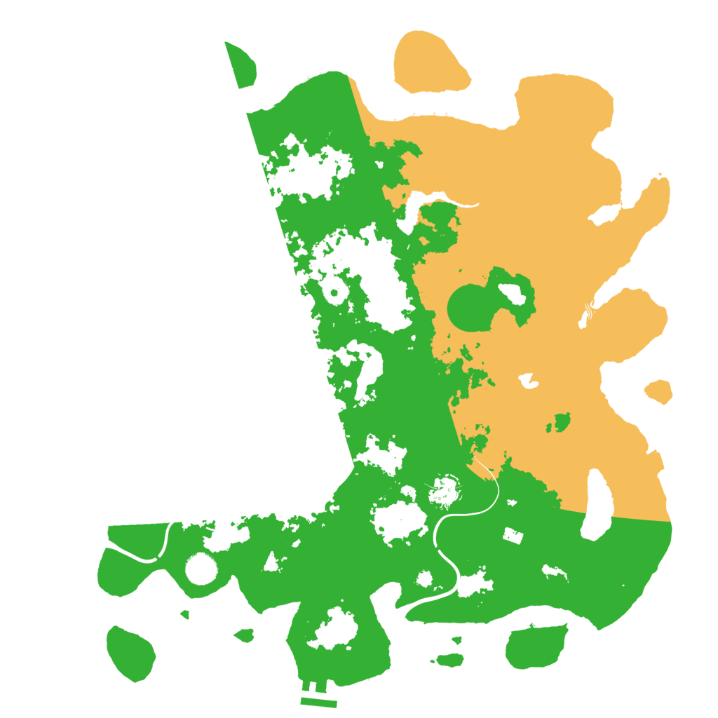 Biome Rust Map: Procedural Map, Size: 4000, Seed: 527468974