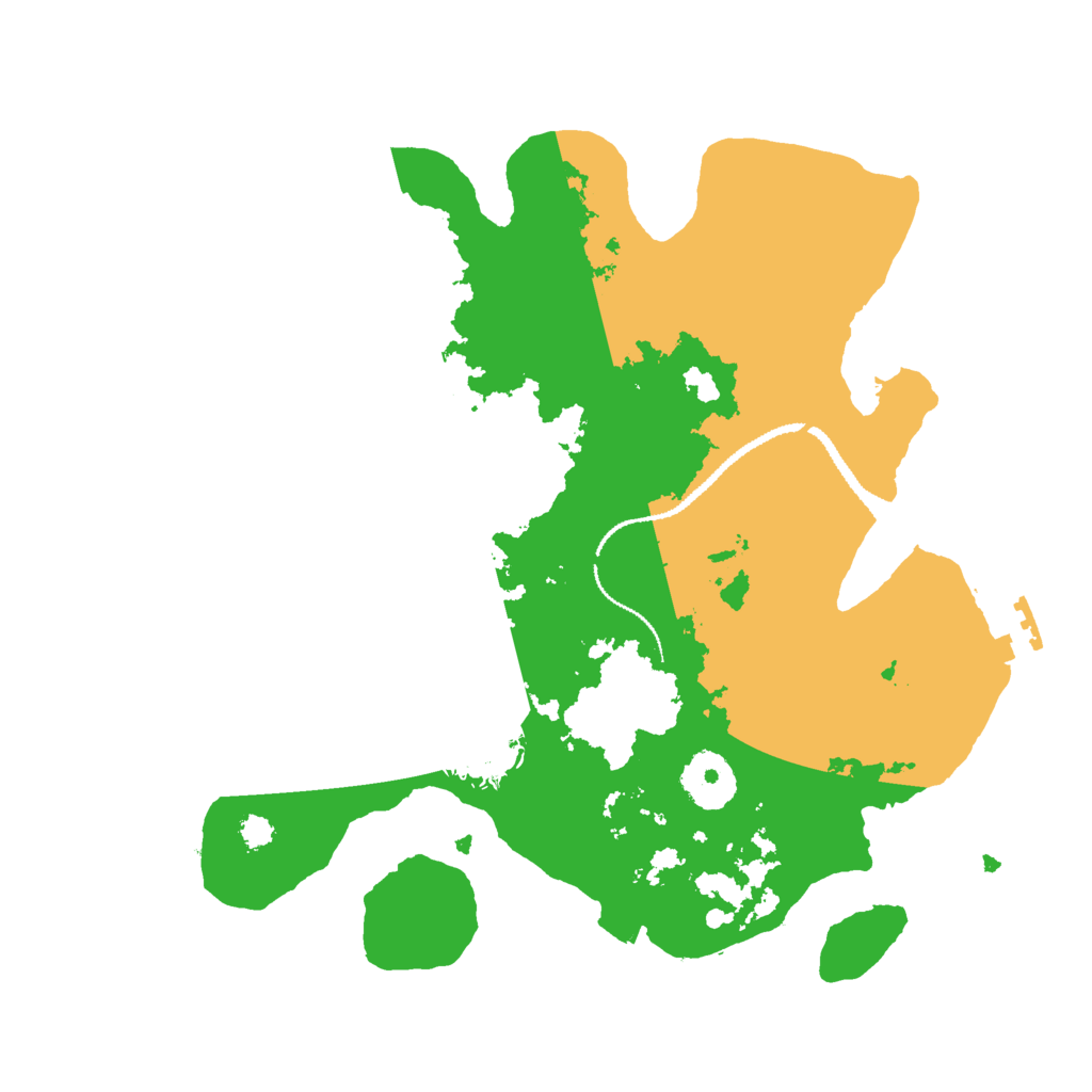 Biome Rust Map: Procedural Map, Size: 3000, Seed: 1915