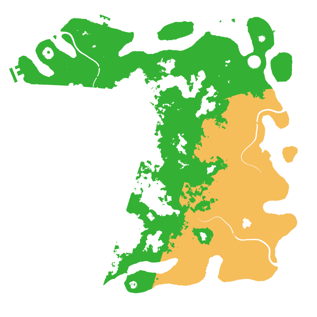 Biome Rust Map: Procedural Map, Size: 4250, Seed: 593502833