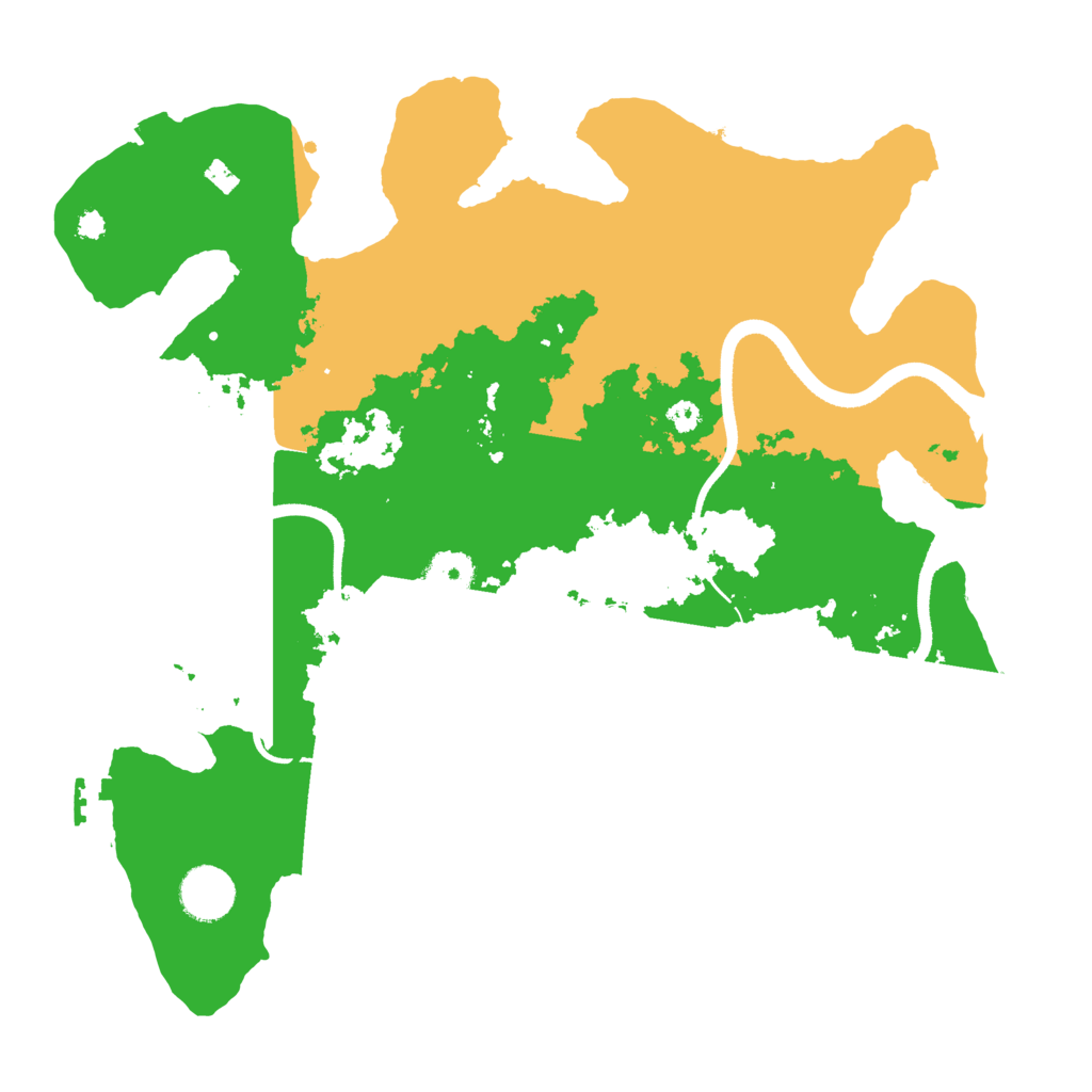 Biome Rust Map: Procedural Map, Size: 3500, Seed: 2007205939