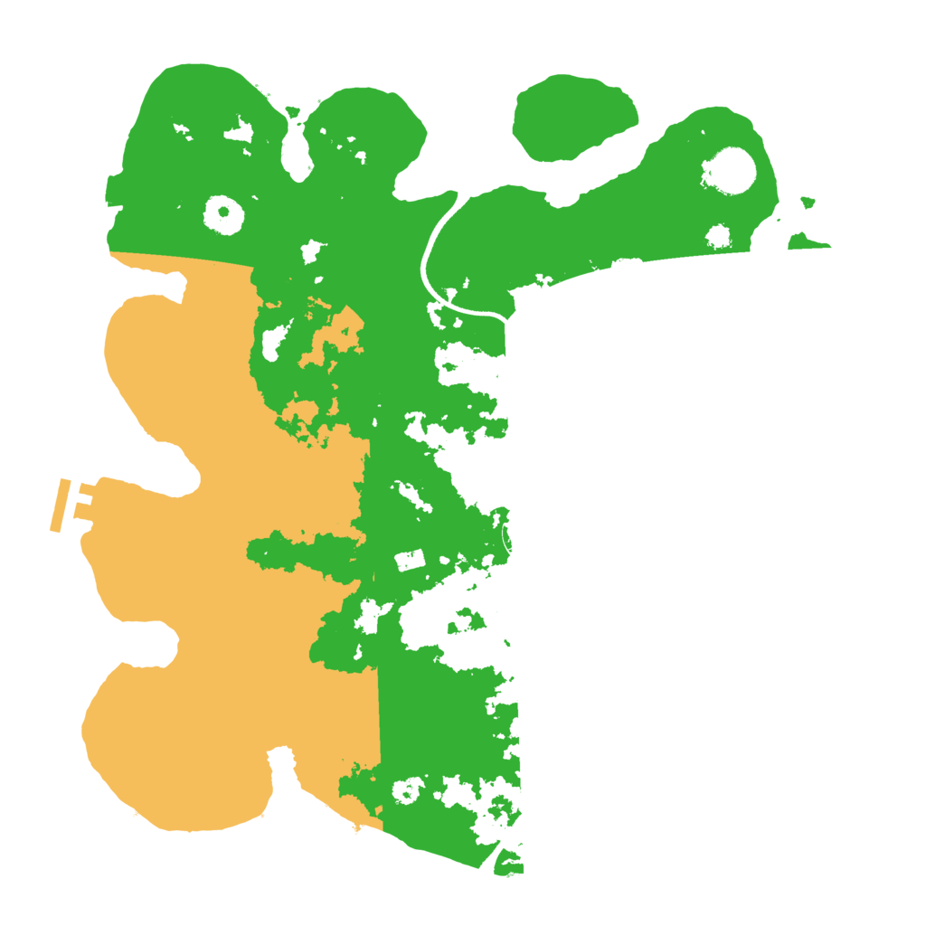 Biome Rust Map: Procedural Map, Size: 3500, Seed: 2131674987