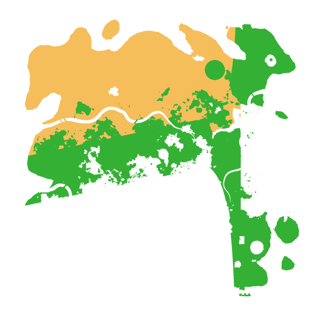 Biome Rust Map: Procedural Map, Size: 4250, Seed: 1257958466