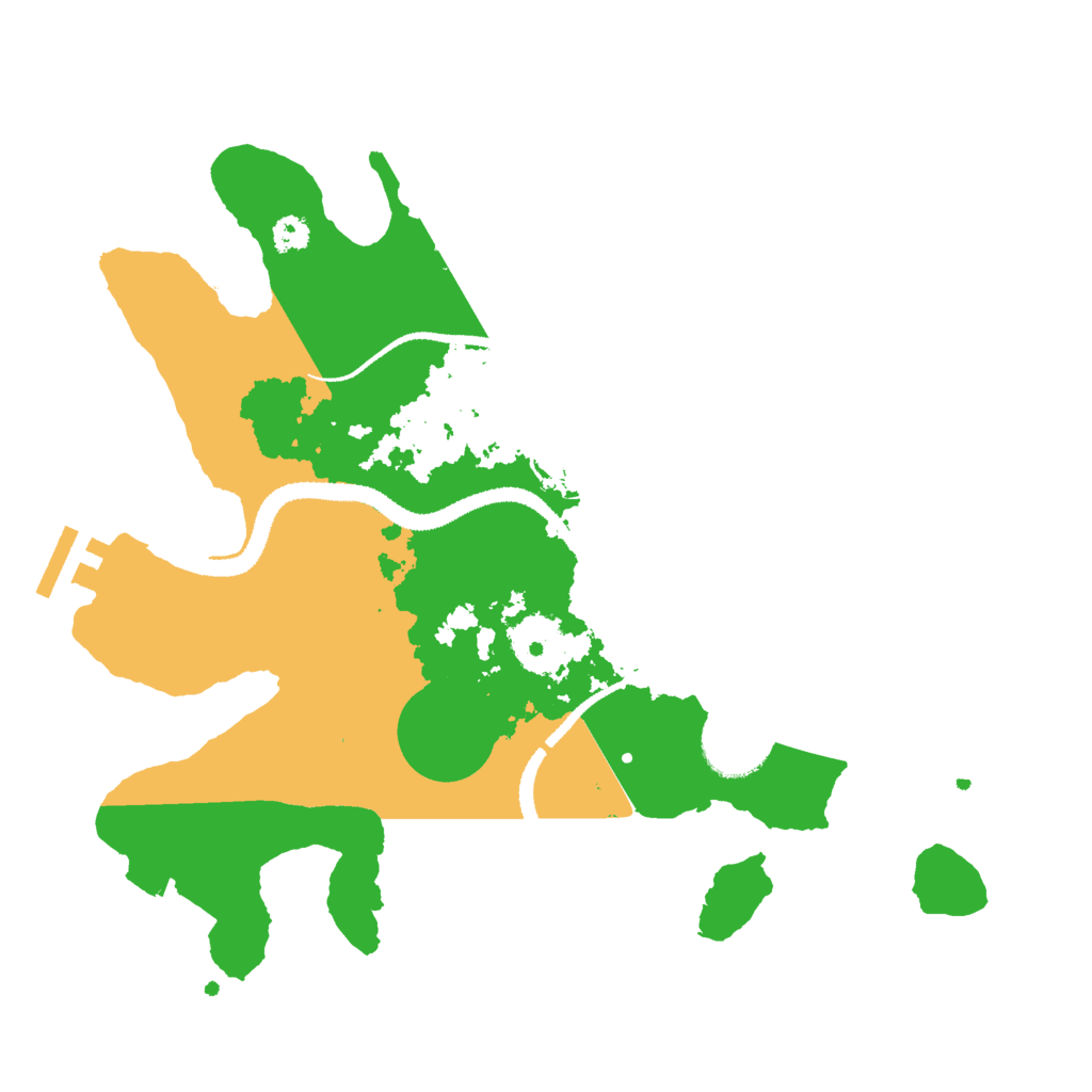 Biome Rust Map: Procedural Map, Size: 3000, Seed: 15680
