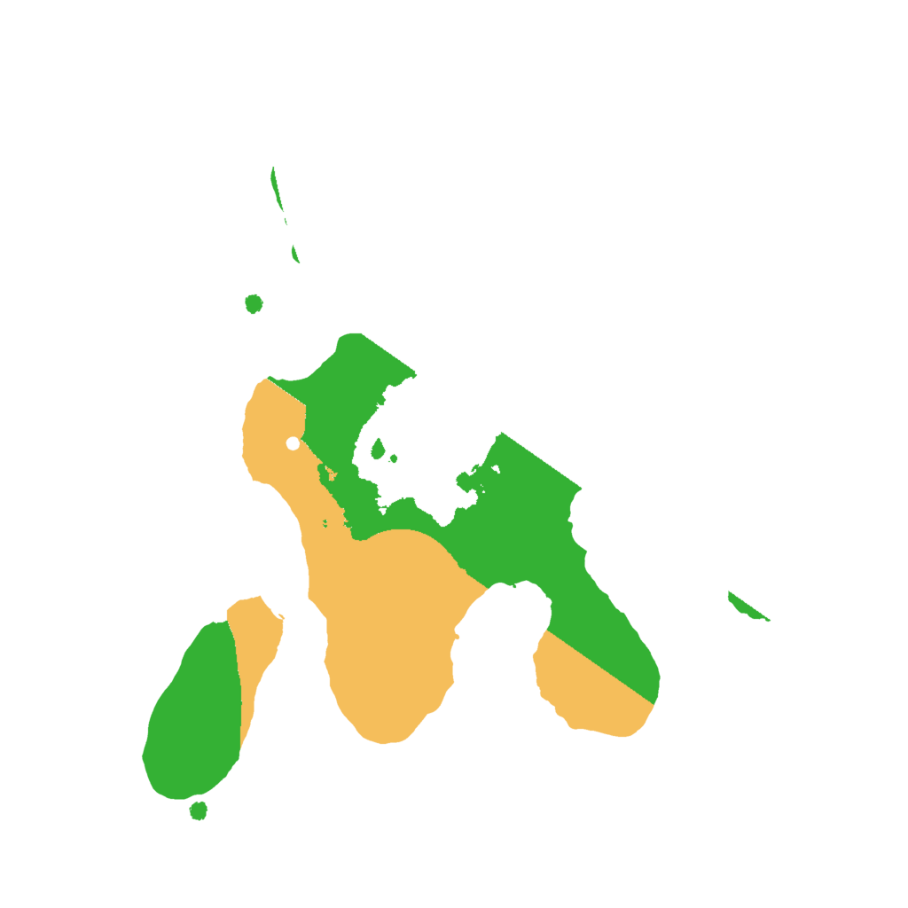 Biome Rust Map: Procedural Map, Size: 2000, Seed: 1212123121