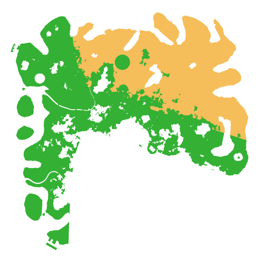 Biome Rust Map: Procedural Map, Size: 4500, Seed: 467884369