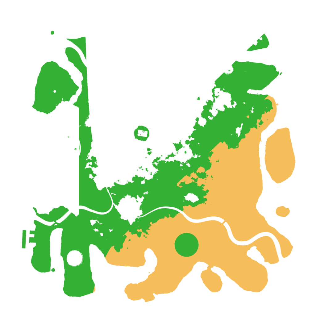 Biome Rust Map: Procedural Map, Size: 3500, Seed: 572984377