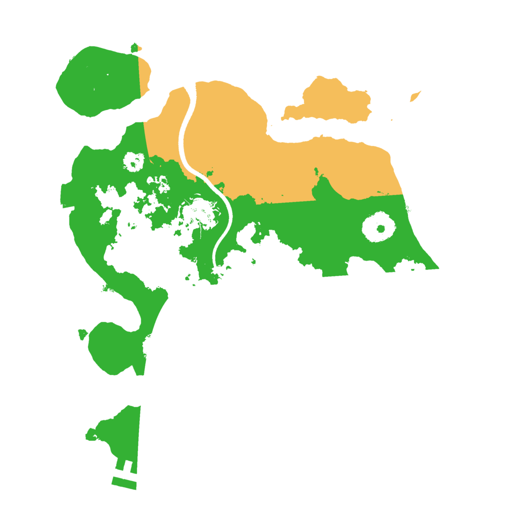 Biome Rust Map: Procedural Map, Size: 2500, Seed: 1412023075