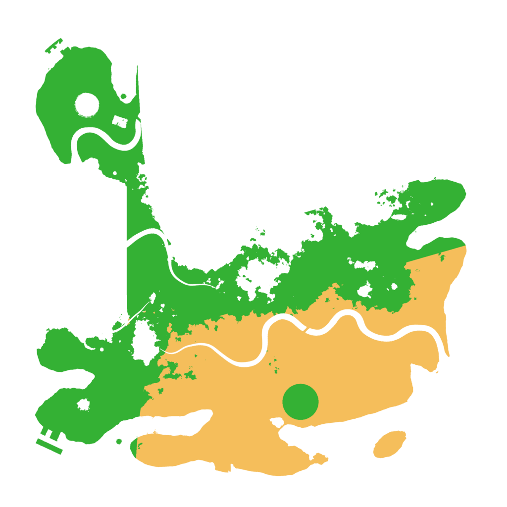 Biome Rust Map: Procedural Map, Size: 3722, Seed: 276202668