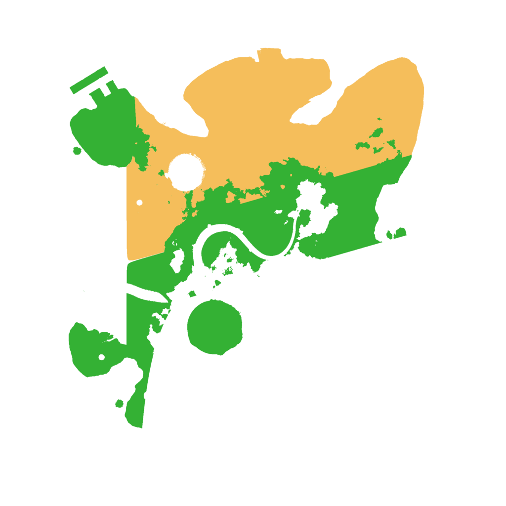 Biome Rust Map: Procedural Map, Size: 2500, Seed: 85931