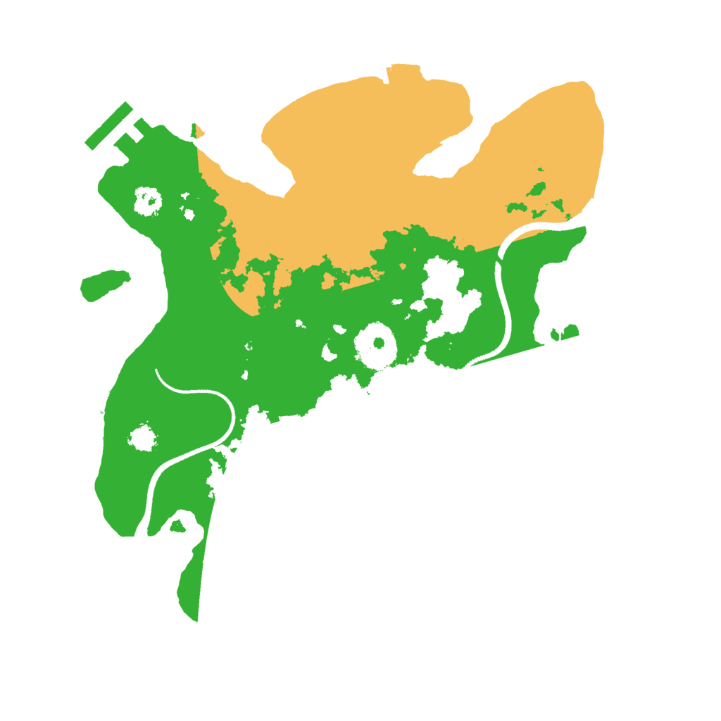 Biome Rust Map: Procedural Map, Size: 2500, Seed: 85931