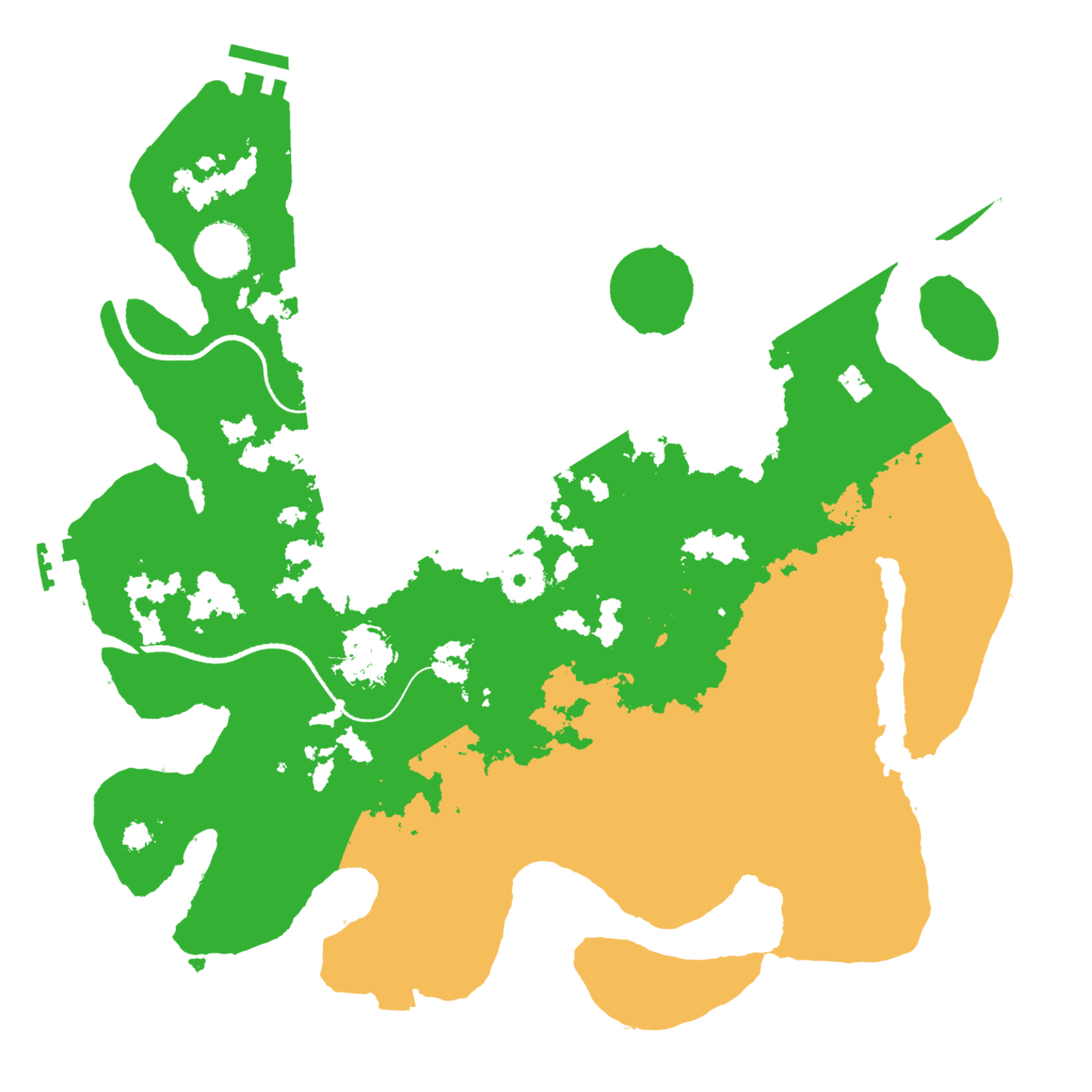 Biome Rust Map: Procedural Map, Size: 3500, Seed: 65378593