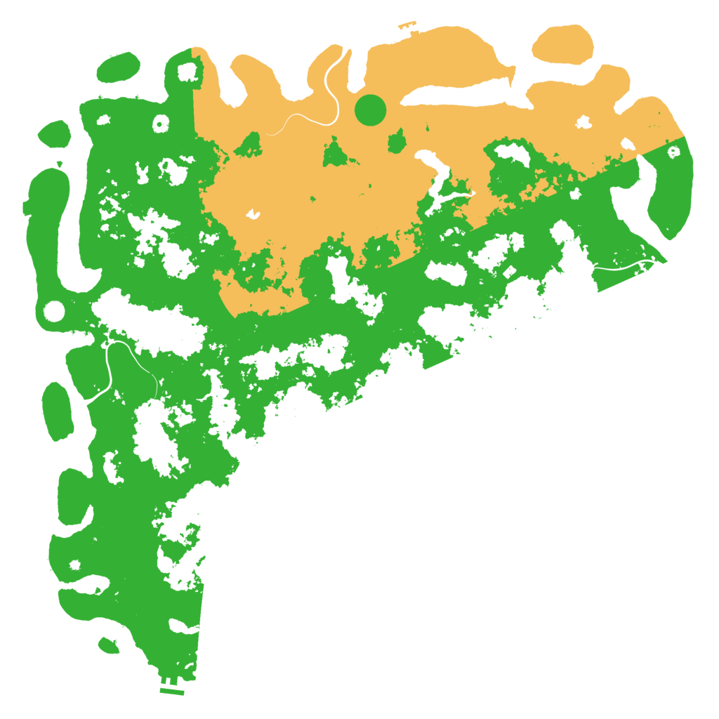 Biome Rust Map: Procedural Map, Size: 6000, Seed: 678999663
