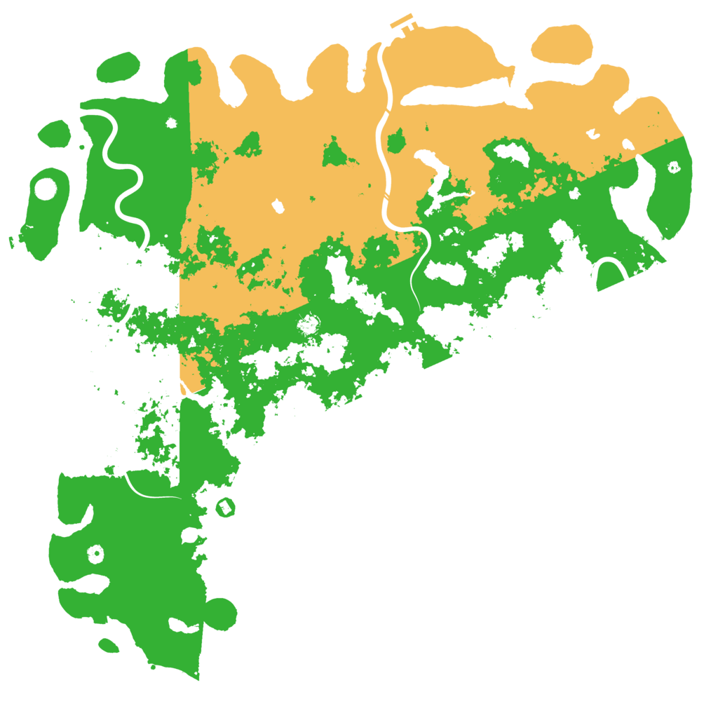 Biome Rust Map: Procedural Map, Size: 6000, Seed: 678999663