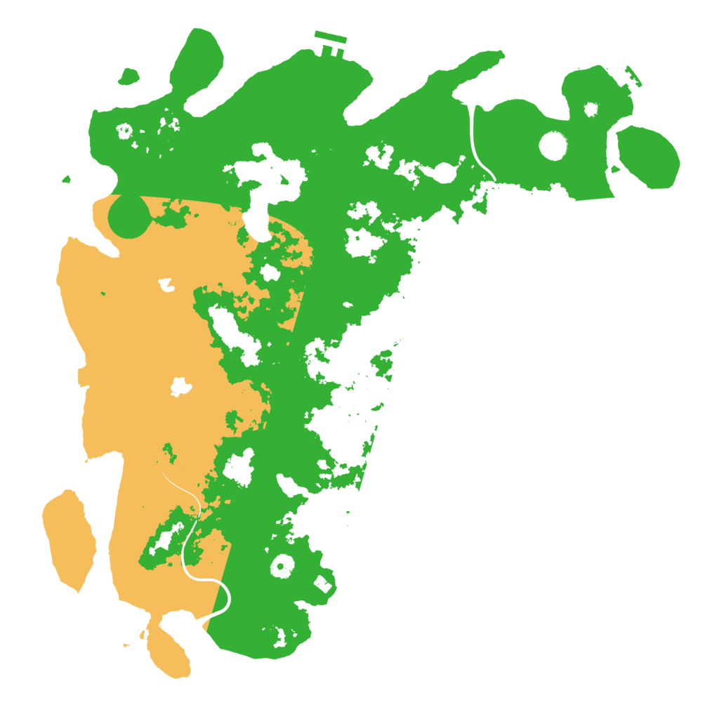 Biome Rust Map: Procedural Map, Size: 4500, Seed: 517305433