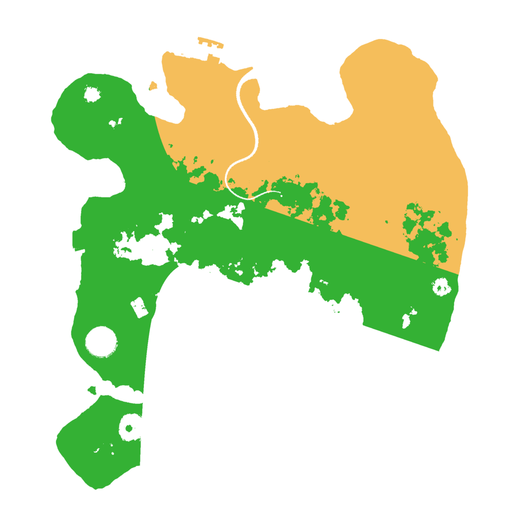 Biome Rust Map: Procedural Map, Size: 3000, Seed: 235073083