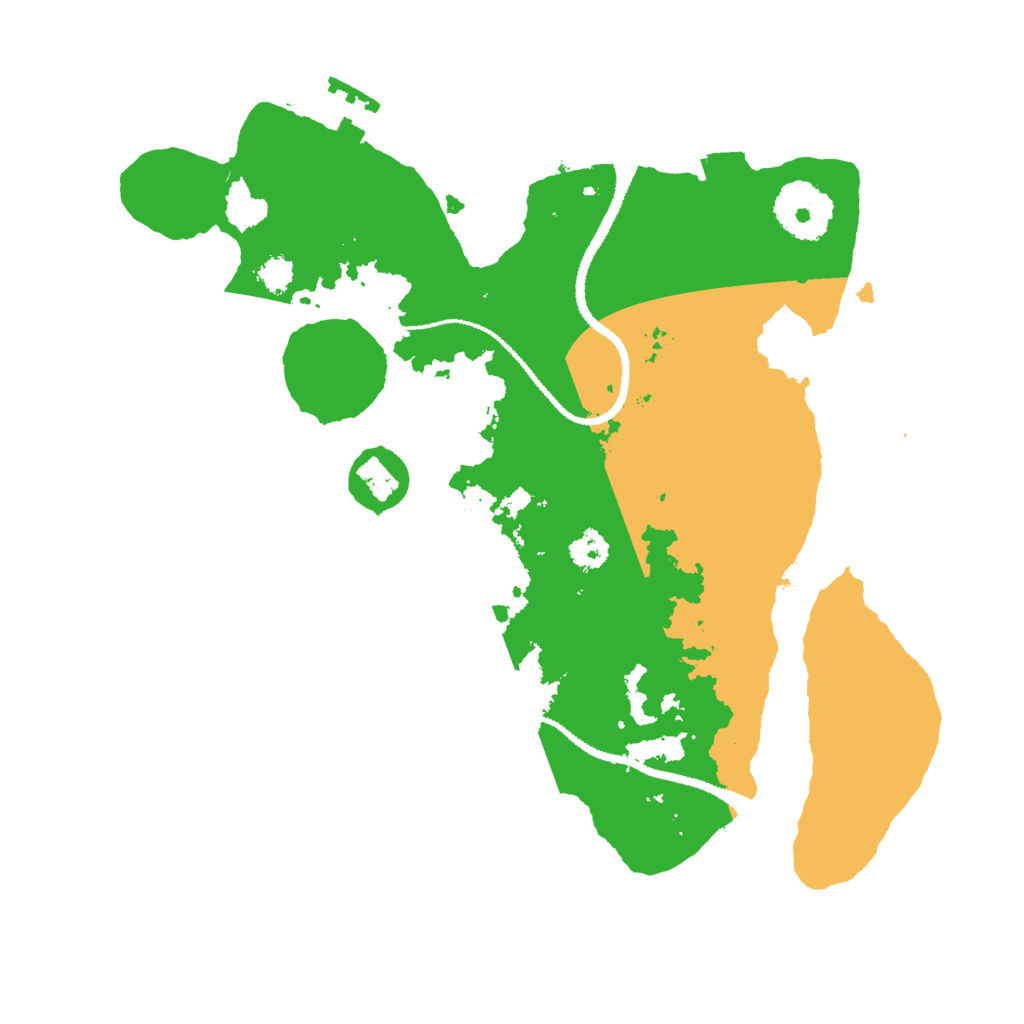 Biome Rust Map: Procedural Map, Size: 2700, Seed: 384690606