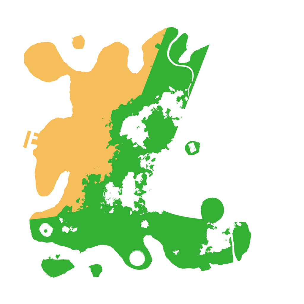 Biome Rust Map: Procedural Map, Size: 3500, Seed: 44045905