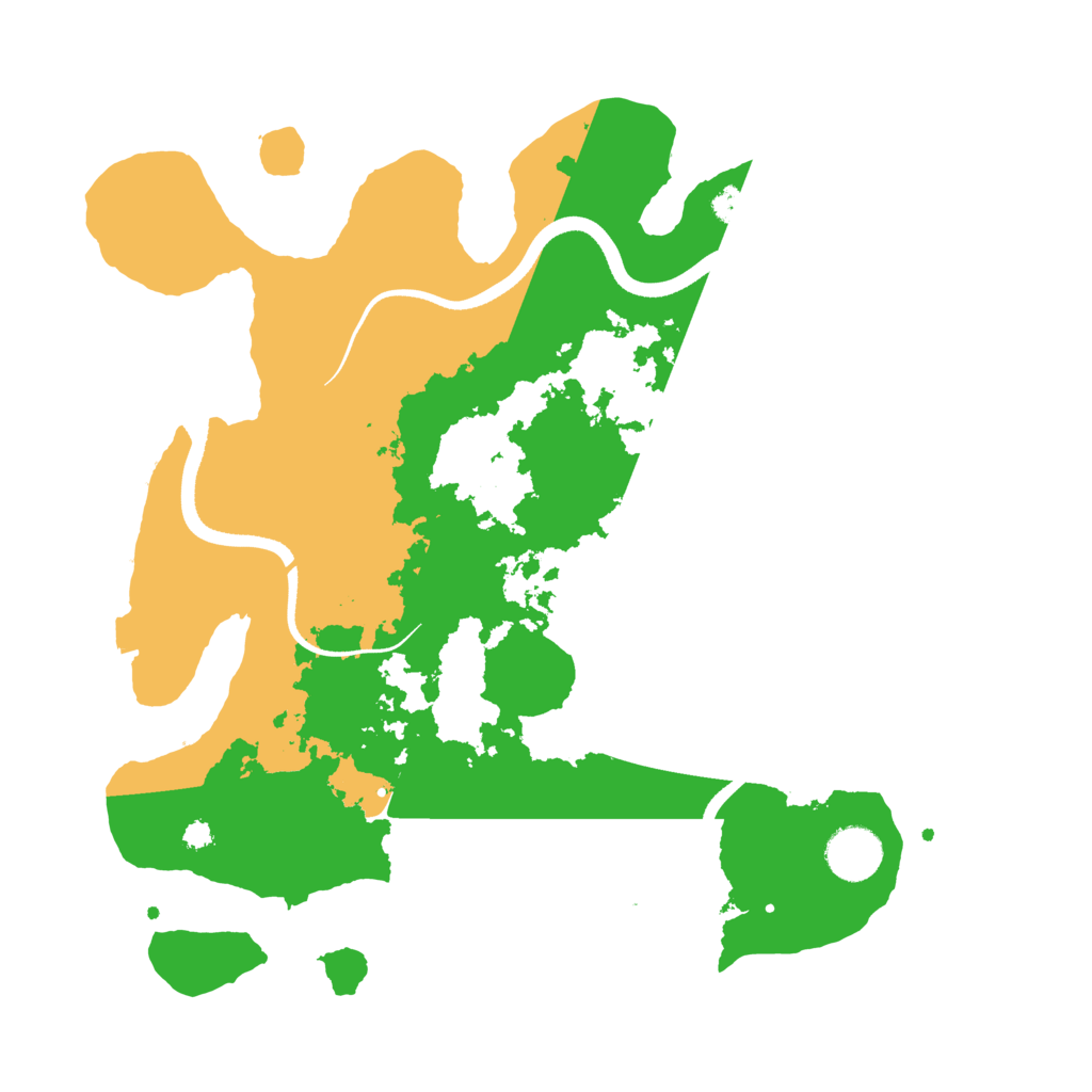 Biome Rust Map: Procedural Map, Size: 3500, Seed: 44045905
