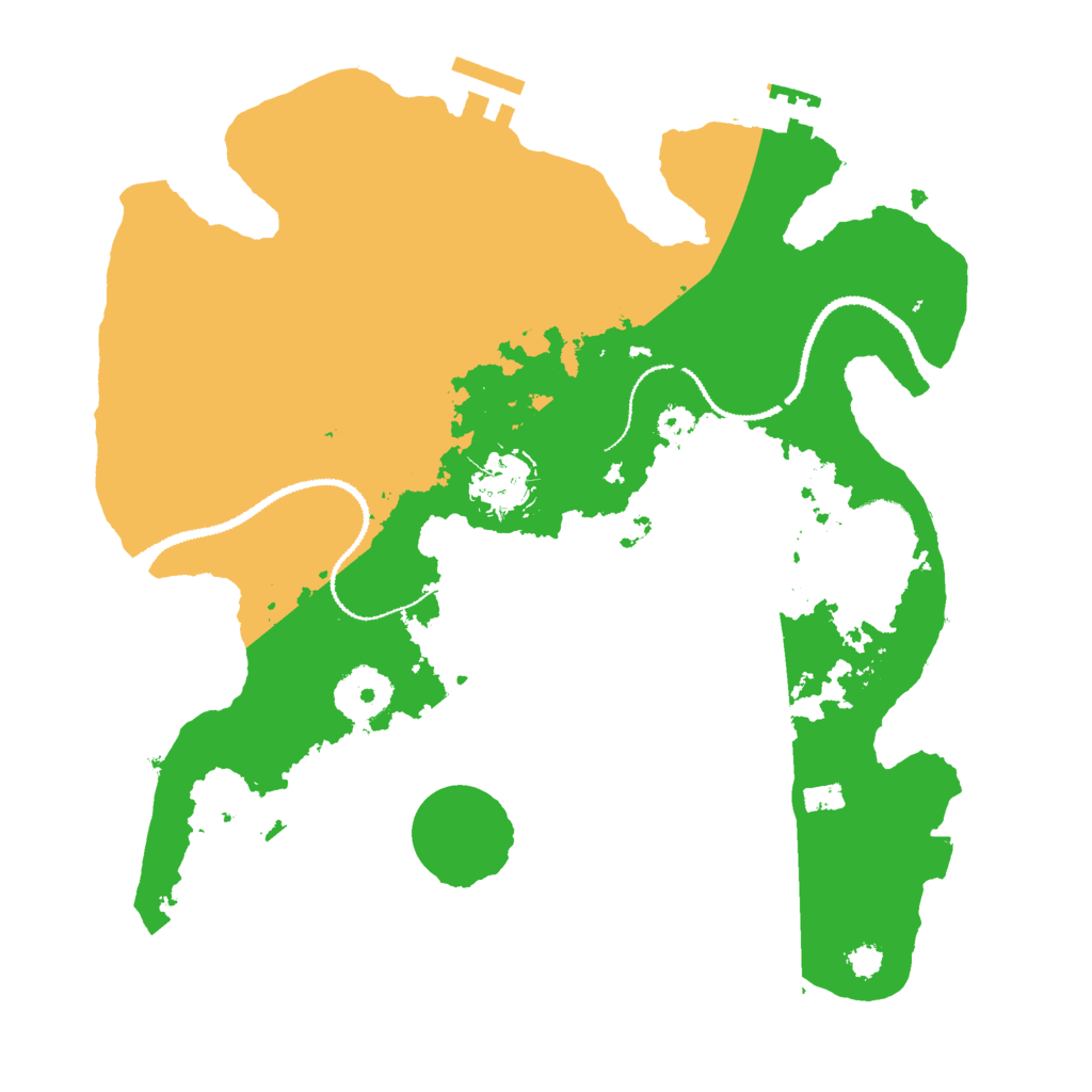 Biome Rust Map: Procedural Map, Size: 3000, Seed: 1896038487