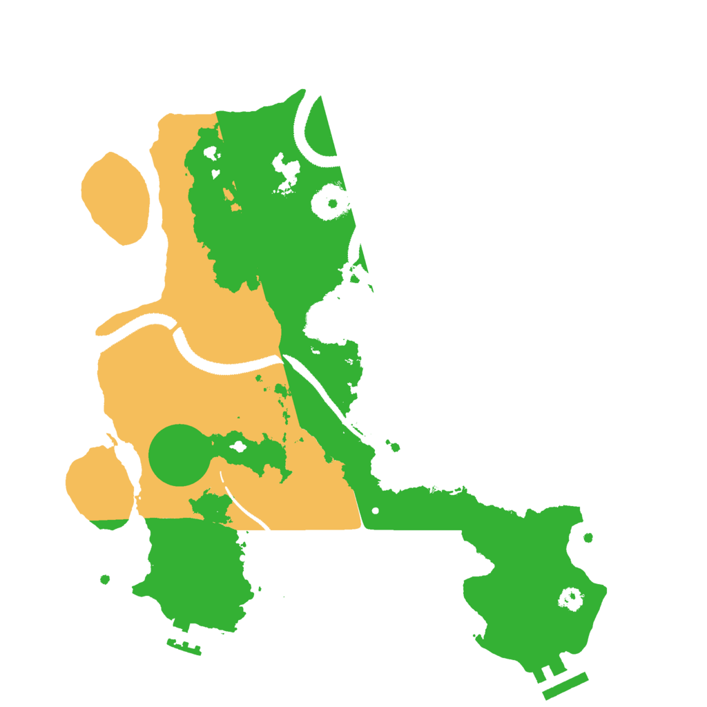 Biome Rust Map: Procedural Map, Size: 3000, Seed: 503115825