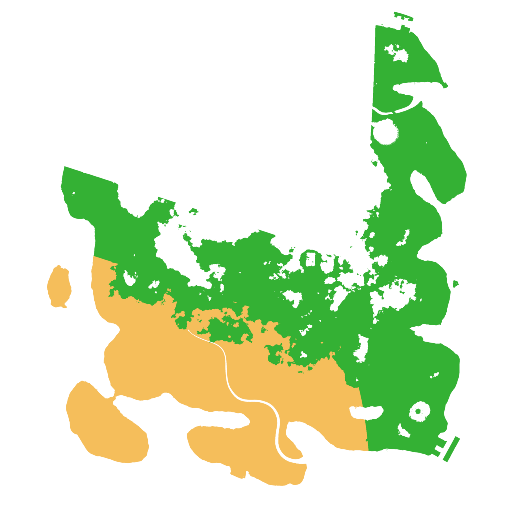 Biome Rust Map: Procedural Map, Size: 3850, Seed: 7583443