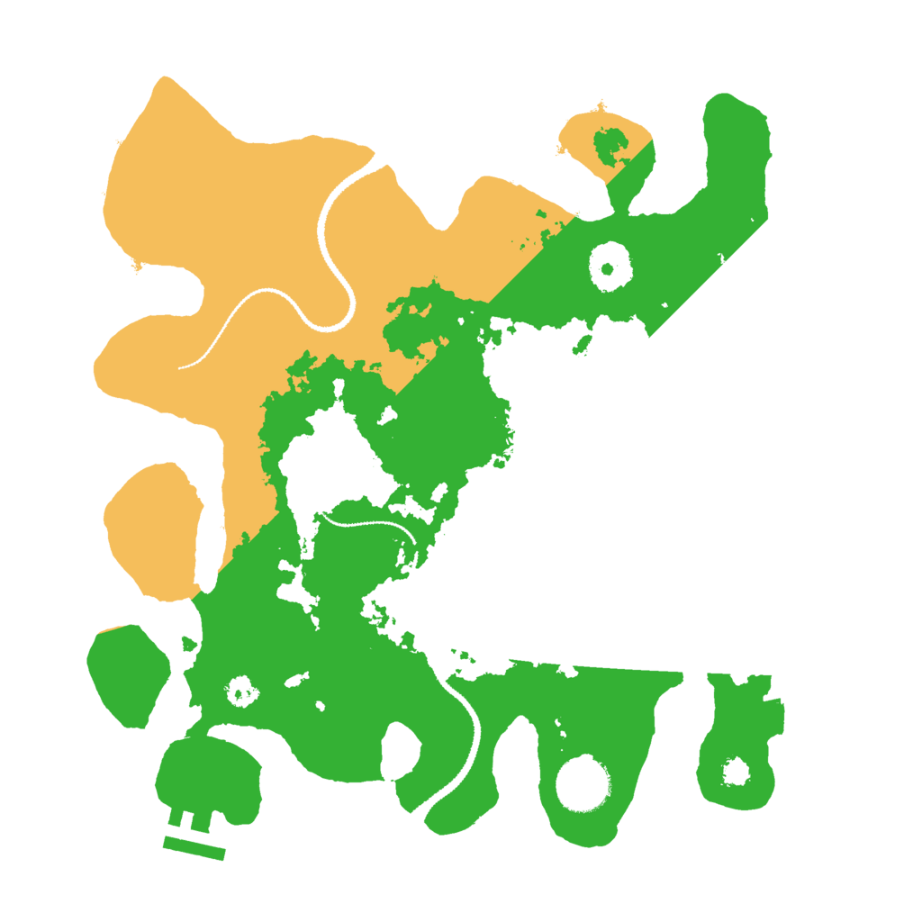 Biome Rust Map: Procedural Map, Size: 3000, Seed: 1468617920