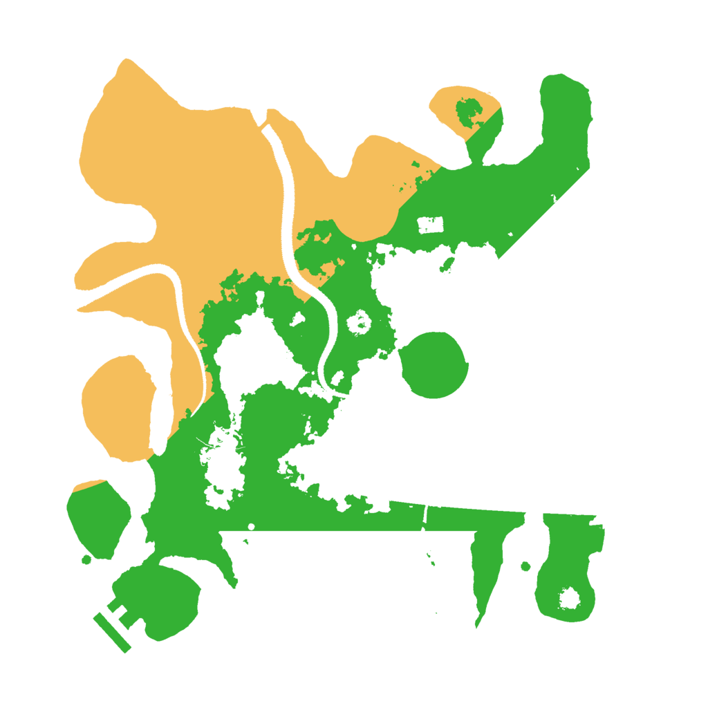 Biome Rust Map: Procedural Map, Size: 3000, Seed: 1468617920