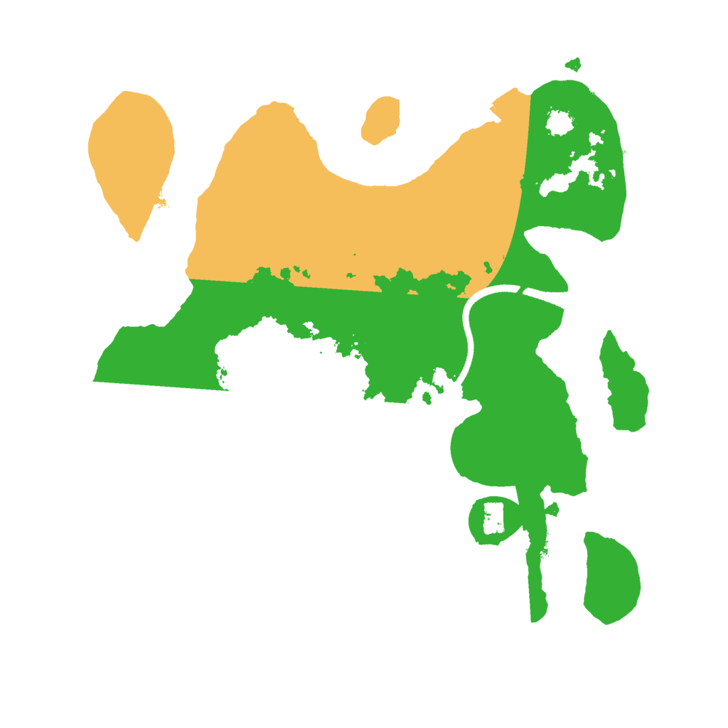 Biome Rust Map: Procedural Map, Size: 2500, Seed: 1595258196