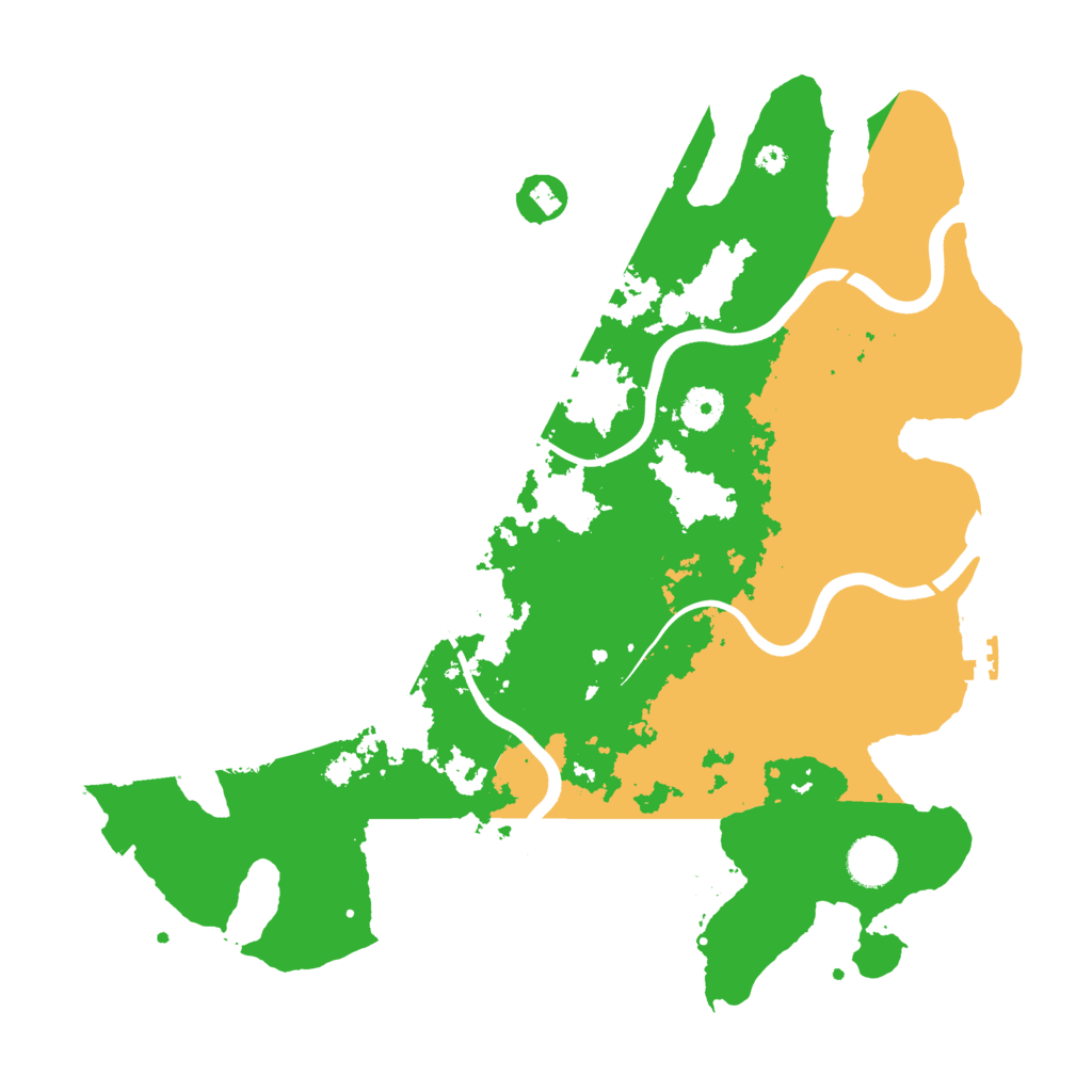 Biome Rust Map: Procedural Map, Size: 3800, Seed: 1196553164