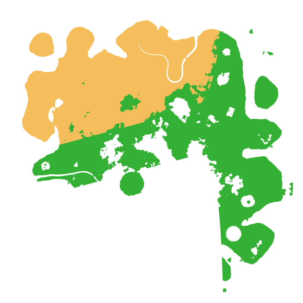 Biome Rust Map: Procedural Map, Size: 3500, Seed: 117112113