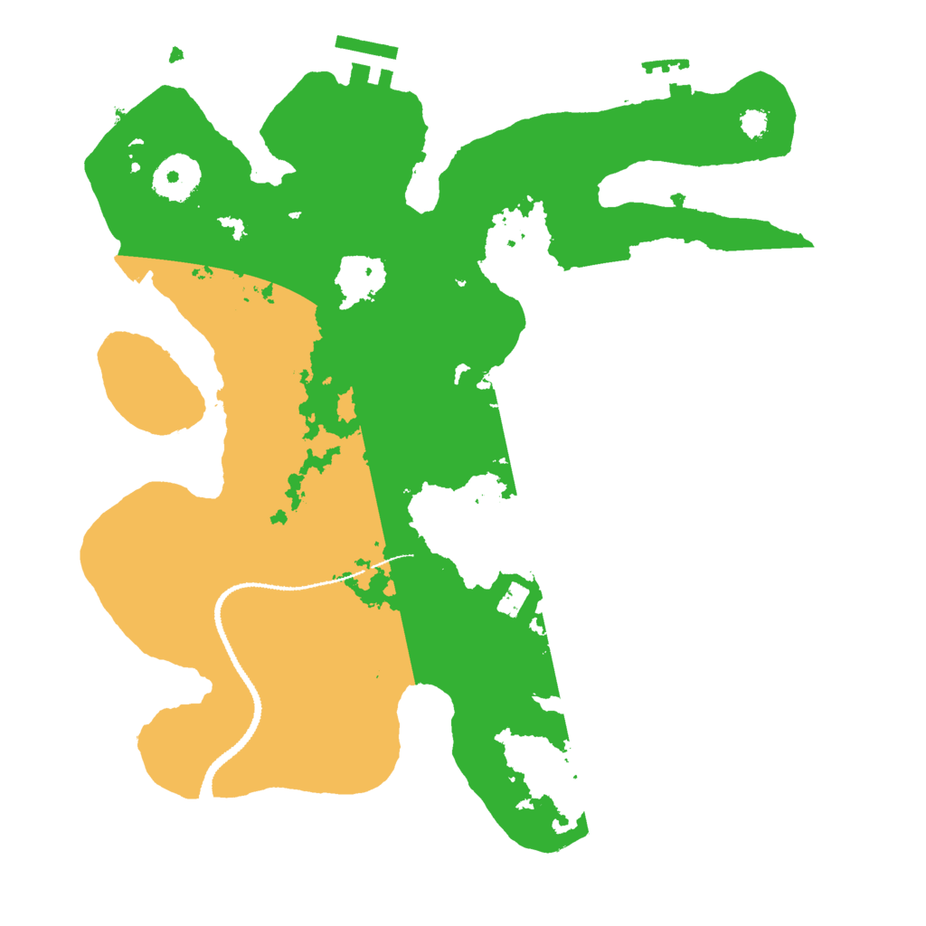 Biome Rust Map: Procedural Map, Size: 3000, Seed: 1379724927