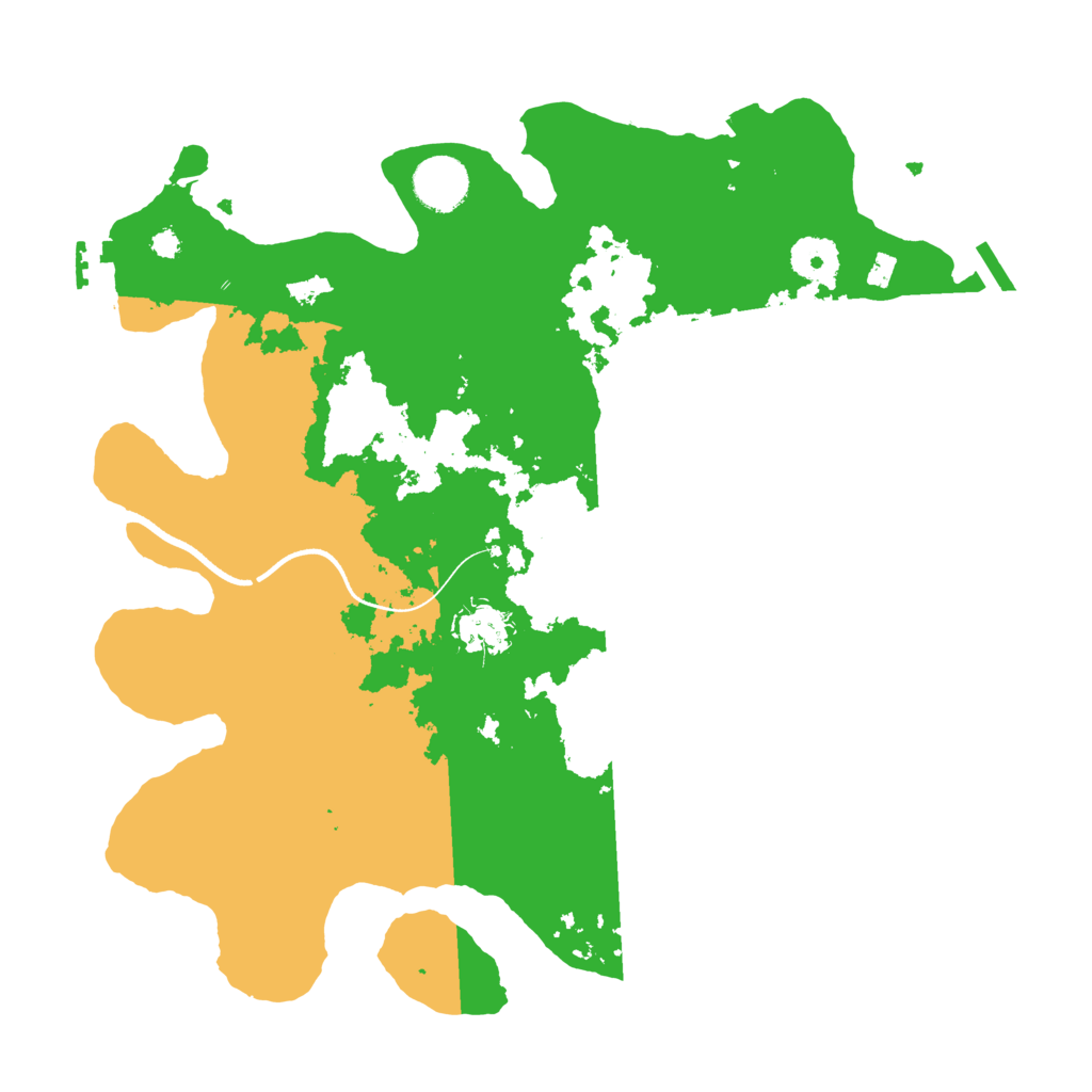 Biome Rust Map: Procedural Map, Size: 3500, Seed: 1707474841