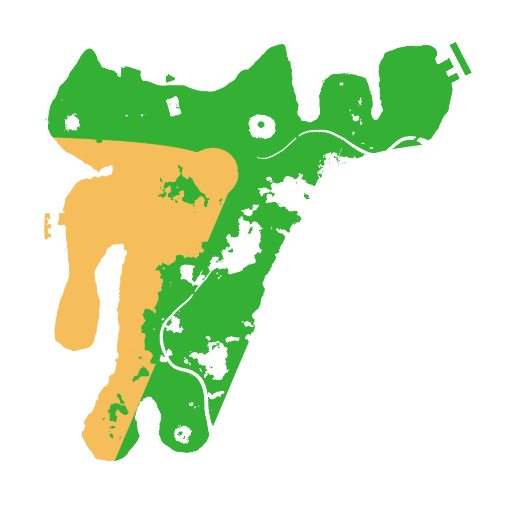 Biome Rust Map: Procedural Map, Size: 3000, Seed: 2089547305